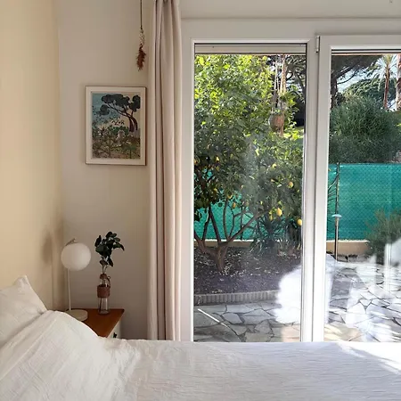 Cozy - Sunny Terrace Avec Clim Et Parking Апартаменти Антіб